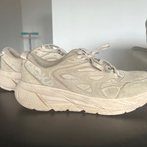 Hoka suede sneakers